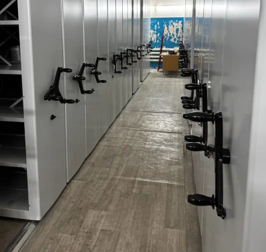 мобильных стеллажей для архива документов клинической больницы