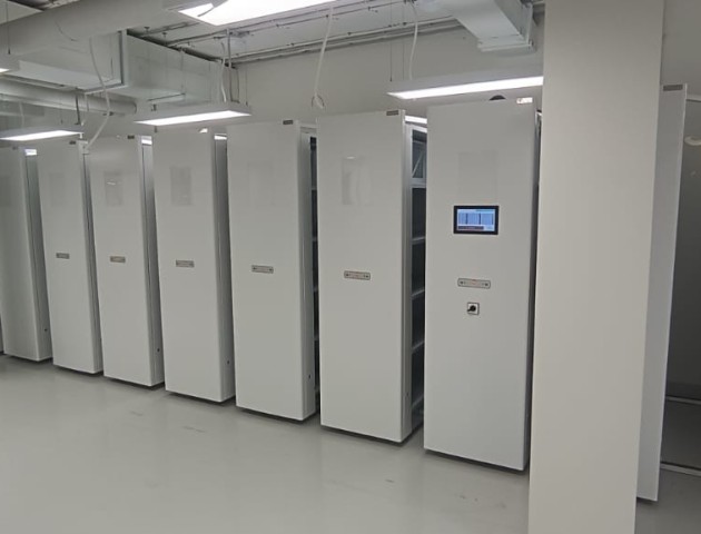 стеллажи с электроприводом